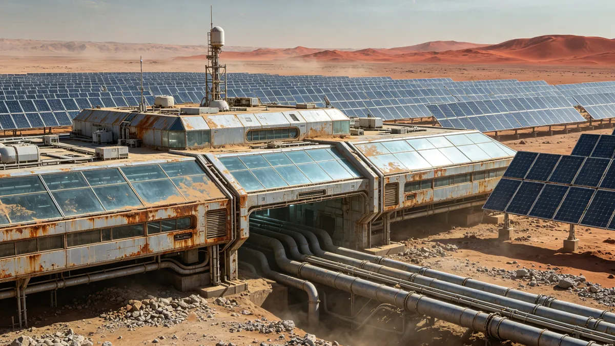 Future Mars News: Mars Lithium Miners Strike for 'AirCoin' Wages: Robots Demand Cryptocurrency